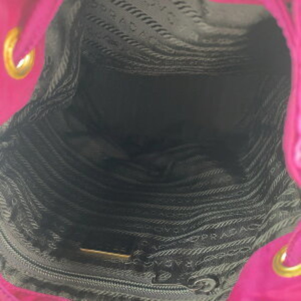 Prada Nylon Shoulder Python Purple Pouch Handbag … - image 8